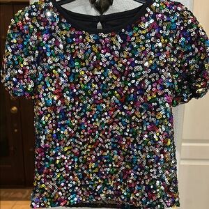 Garanimals Rainbow Sequin Short Sleeve Tee